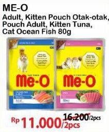 Promo Harga Me-o Cat Food Kitten Food Ocean Fish, Ocean Fish, Kitten Tuna, Tuna 80 gr - Alfamart