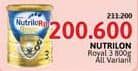 Promo Harga Nutrilon Royal 3 Susu Pertumbuhan All Variants 800 gr - Alfamidi