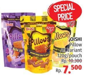 Promo Harga OISHI Pillows All Variants 120 gr - LotteMart