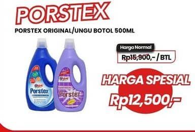 Promo Harga Yuri Porstex Pembersih Porselen Biru, Lilac 500 ml - Carrefour