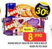 Promo Harga Monde Genji Pie Raisins, Original 85 gr - Superindo