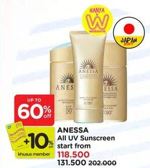 Promo Harga Anessa UV Suncare Skin Care Milk AA  20 ml - Watsons