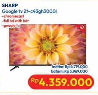Promo Harga Sharp 2T-C43GH3000i  - Hypermart