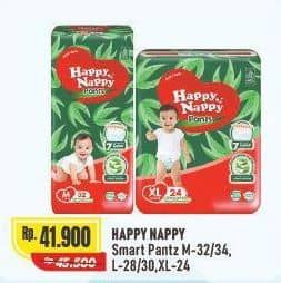 Promo Harga Happy Nappy Smart Pantz Diaper M32, M34, L28, L30, XL24 24 pcs - Alfamart