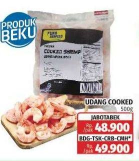 Promo Harga Udang Cooked Kecuali 500 gr - Lotte Grosir