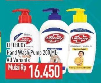 Promo Harga Lifebuoy Hand Wash All Variants 200 ml - Hypermart