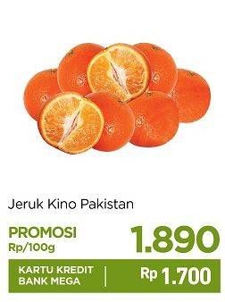 Promo Harga Jeruk Kino Pakistan per 100 gr - Carrefour