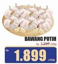 Promo Harga Bawang Putih per 100 gr - Hari Hari