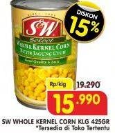 Promo Harga SW Whole Kernel Corn 425 gr - Superindo