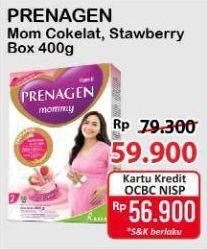 Promo Harga Prenagen Mommy Lovely Strawberry, Velvety Chocolate 400 gr - Alfamart