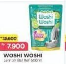 Promo Harga Woshi Woshi Dishwash  Lime Lemon Basil 600 ml - Alfamart