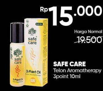 Promo Harga SAFE CARE 3 Point Oil Telon Aromatherapy 10 ml - Guardian