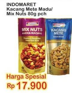 Promo Harga INDOMARET Kacang Mete Madu, Mix 80 gr - Indomaret