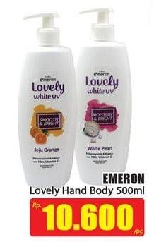 Promo Harga EMERON Lovely Hand Body Lotion 500 ml - Hari Hari