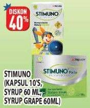 Promo Harga STIMUNO Restores Immunes Syrup Original 60 ml - Hypermart