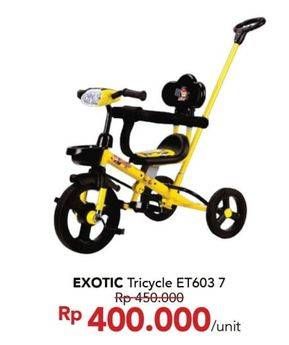 Promo Harga Exotic Tricycle ET603 7  - Carrefour