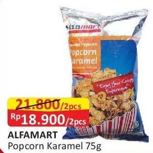 Promo Harga Alfamart Popcorn Karamel 75 gr - Alfamart