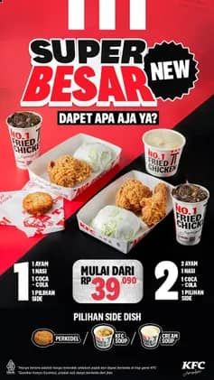 Promo Harga Super Besar New  - KFC