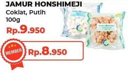 Promo Harga Jamur Honshimeji Cokelat, Putih 100 gr - Yogya