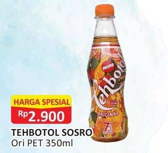 Promo Harga SOSRO Teh Botol Original 350 ml - Alfamart