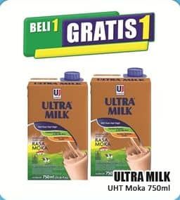 Promo Harga Ultra Milk Susu UHT Moka 750 ml - Hari Hari