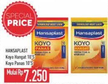 Promo Harga Hansaplast Koyo Hangat, Panas 10 pcs - Hypermart