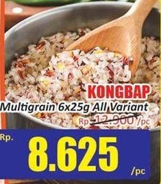 Promo Harga KONGBAP Multi Grain Mix All Variants per 6 pcs 25 gr - Hari Hari