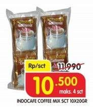 Promo Harga Indocafe Coffeemix 10 pcs - Superindo