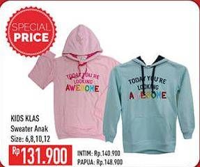 Promo Harga KIDS KLAS Girl & Boy Sweater 6, 8, 10, 12  - Hypermart