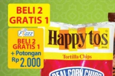 Promo Harga HAPPY TOS Tortilla Chips  - Alfamart