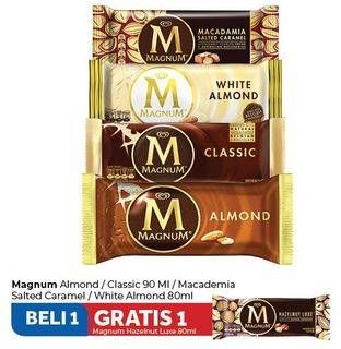 Promo Harga Almond/Classic 90ml / Macadamia Salted Caramel/White Almond 80ml  - Carrefour