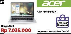 Promo Harga Acer A314-36M-36ZH  - COURTS