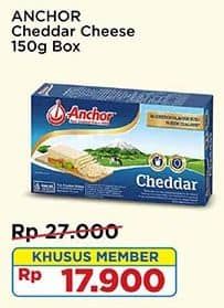 Promo Harga Anchor Cheddar Cheese 150 gr - Indomaret