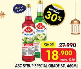 Promo Harga ABC Syrup Special Grade All Variants 485 ml - Superindo