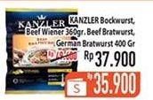 KANZLER Bockwurst/Beef Wiener/Beef Bratwurst/German Bratwurst