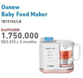 Promo Harga OONEW TB-1510S Baby Puree Michelin Series Food Processor  - Electronic City