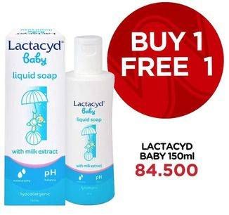 Promo Harga LACTACYD Baby Liquid Soap 150 ml - Watsons