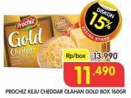 Promo Harga Prochiz Gold Cheddar 160 gr - Superindo
