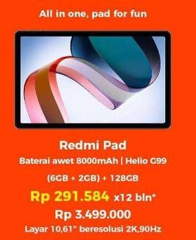 Promo Harga Xiaomi Redmi Pad  - Erafone