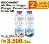 Promo Harga INDOMARET Air Minum Dengan Oksigen Doraemon 330 ml - Indomaret