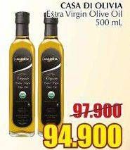 Promo Harga CASA DI OLIVIA Olive Oil 500 ml - Giant