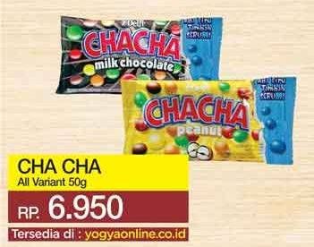 Promo Harga DELFI CHA CHA Chocolate All Variants 50 gr - Yogya