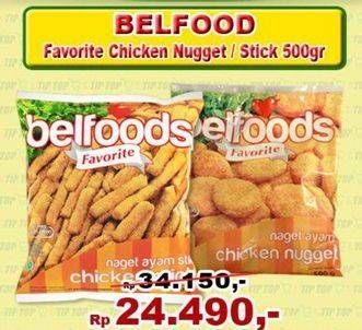 Promo Harga BELFOODS Nugget 500 gr - TIP TOP