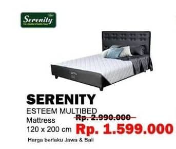 Promo Harga Serenity Esteem Multibed 120 X 200 Cm  - Carrefour