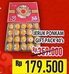 Promo Harga Jeruk Ponkam Giftpack Susun  - Hypermart
