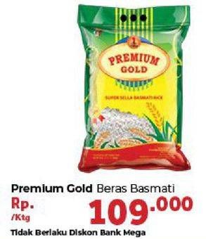 Promo Harga Premium Gold Beras Basmati  - Carrefour
