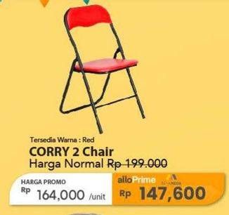 Promo Harga Corry 2 Chair  - Carrefour