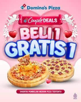 Promo Harga Couple Deals  - Domino Pizza