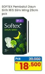 Promo Harga Softex Daun Sirih 29cm 16 pcs - Indomaret