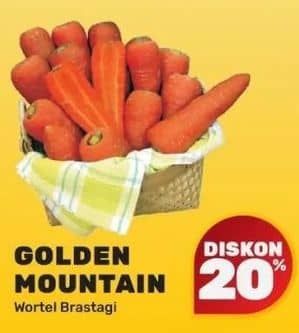 Promo Harga Golden Mountain Wortel Berastagi per 100 gr - Yogya